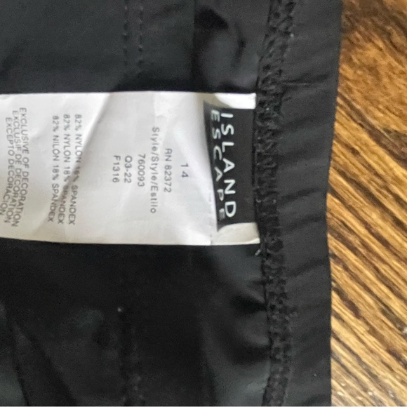 NEW high control-top, tummy control, black, swim suit bottoms - Picture 2 of 5